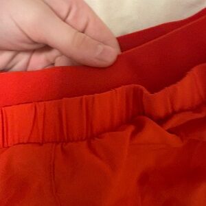 Women's Athletic Shorts in Vibrant Red